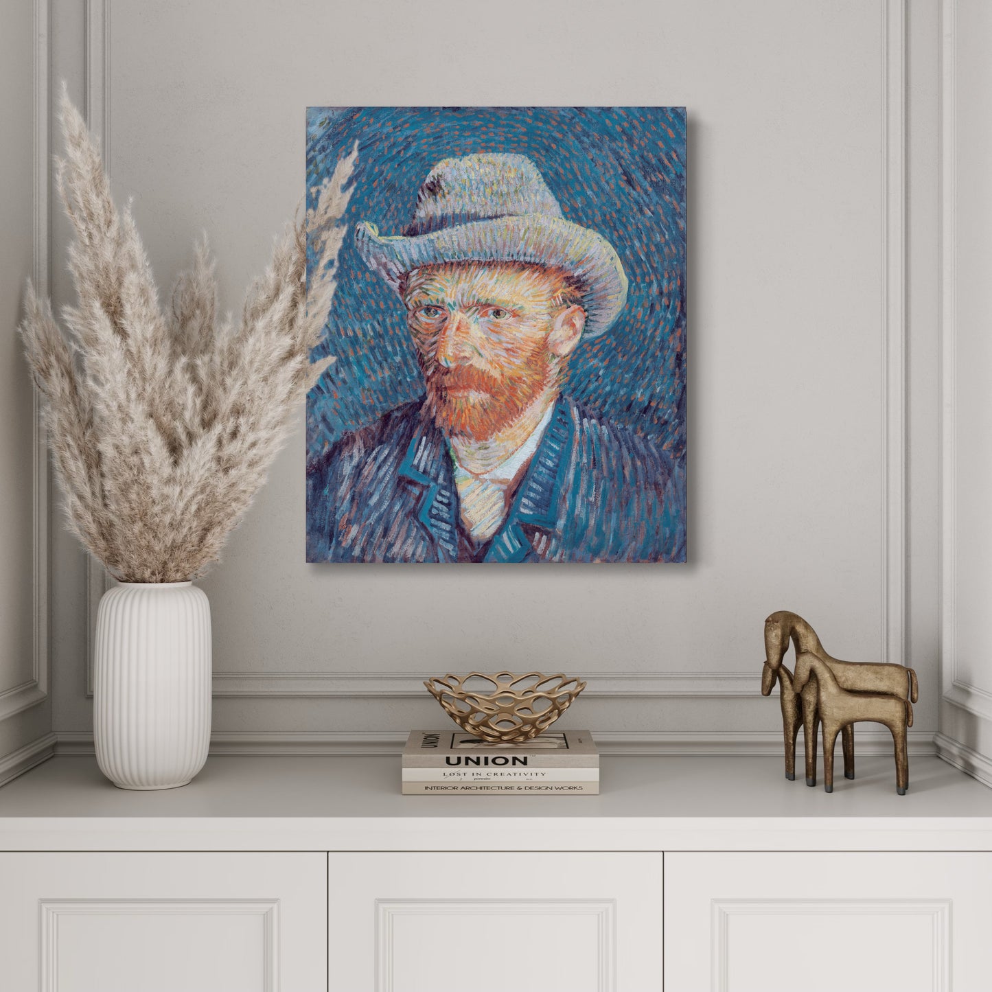 Self-portrait with Felt Hat
