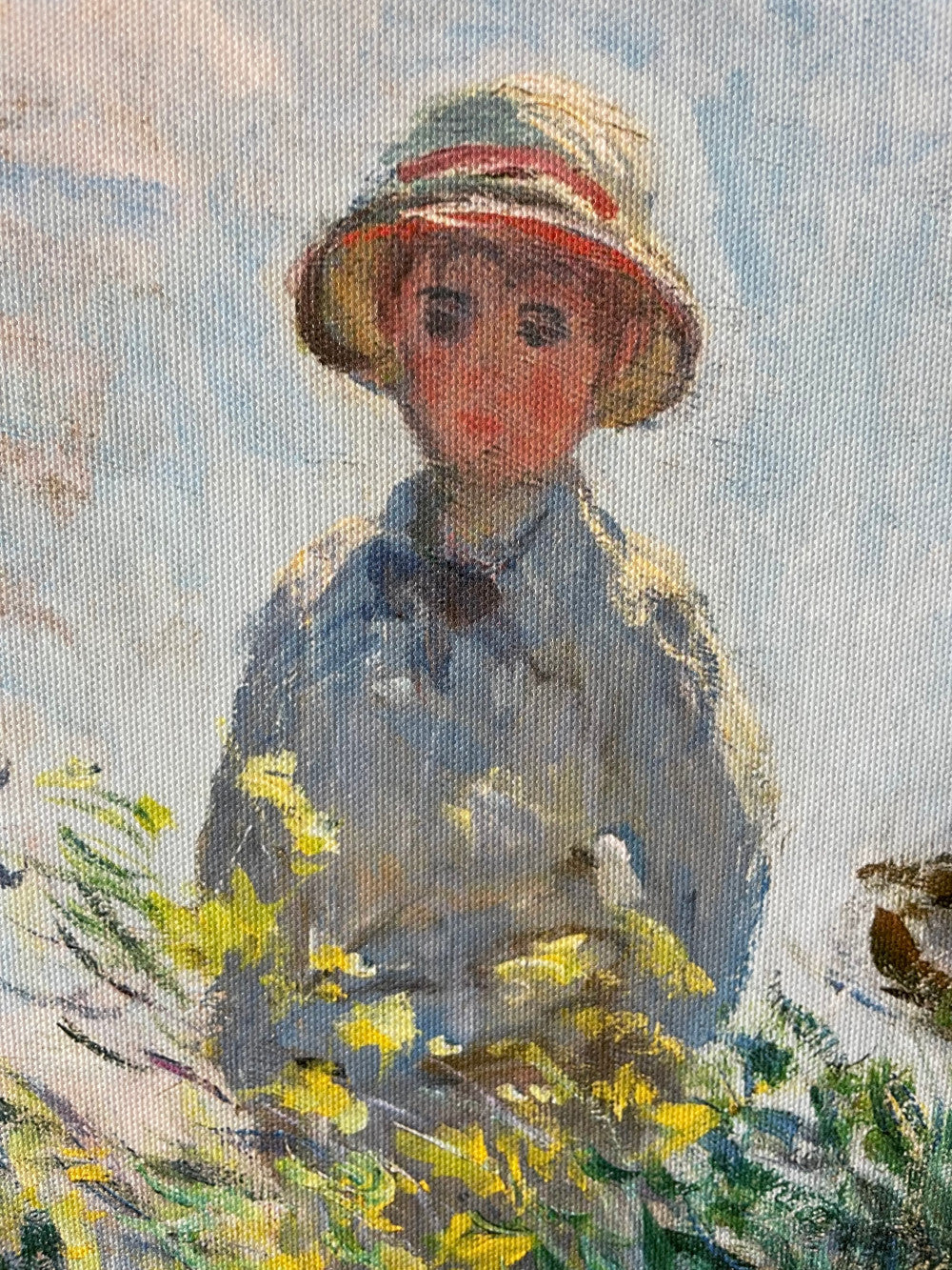 Woman with a Parasol – Madame Monet and Her Son