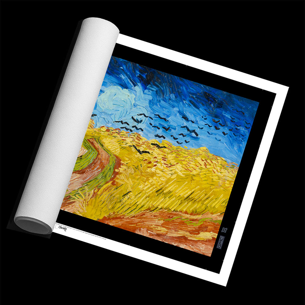 Wheatfield with Crows