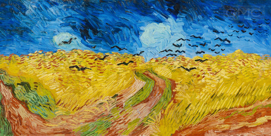 Wheatfield with Crows