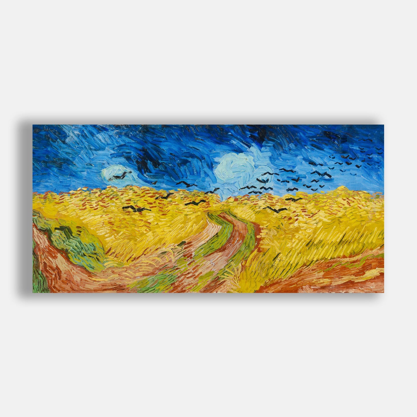 Wheatfield with Crows